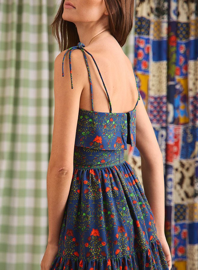 Hunter Bell Dolly Dress in Midnight Garden