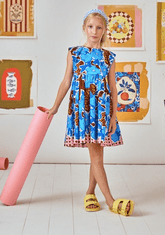 Hunter Bell Kids Piper Dress in Sketchbook Floral