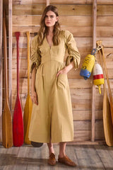 Hunter Bell Lavin Dress in Khaki