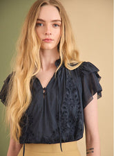 Hunter Bell Millie Top in Midnight