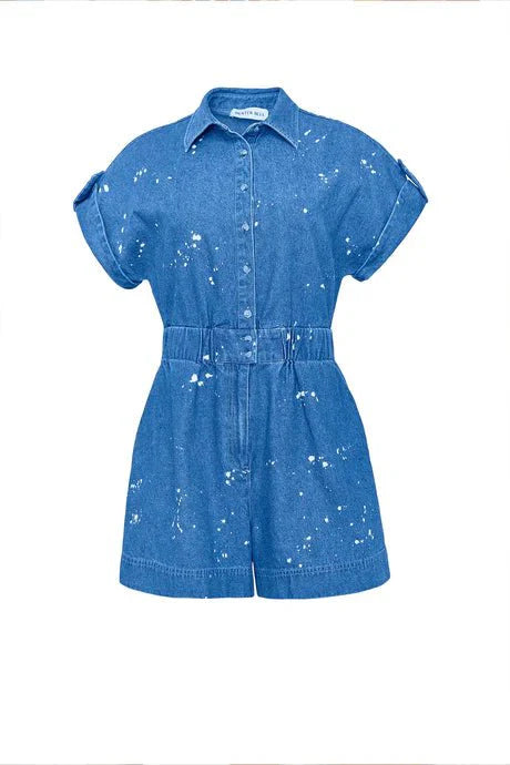 Hunter Bell Reed Jumpsuit in Island Mist