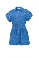 Hunter Bell Reed Jumpsuit in Island Mist