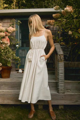 Hunter Bell Rivers Dress in Ivory