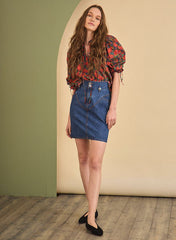 Hunter Bell Rory Top in Clementina Daisy