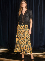 Hunter Bell Suki Skirt in Tiger