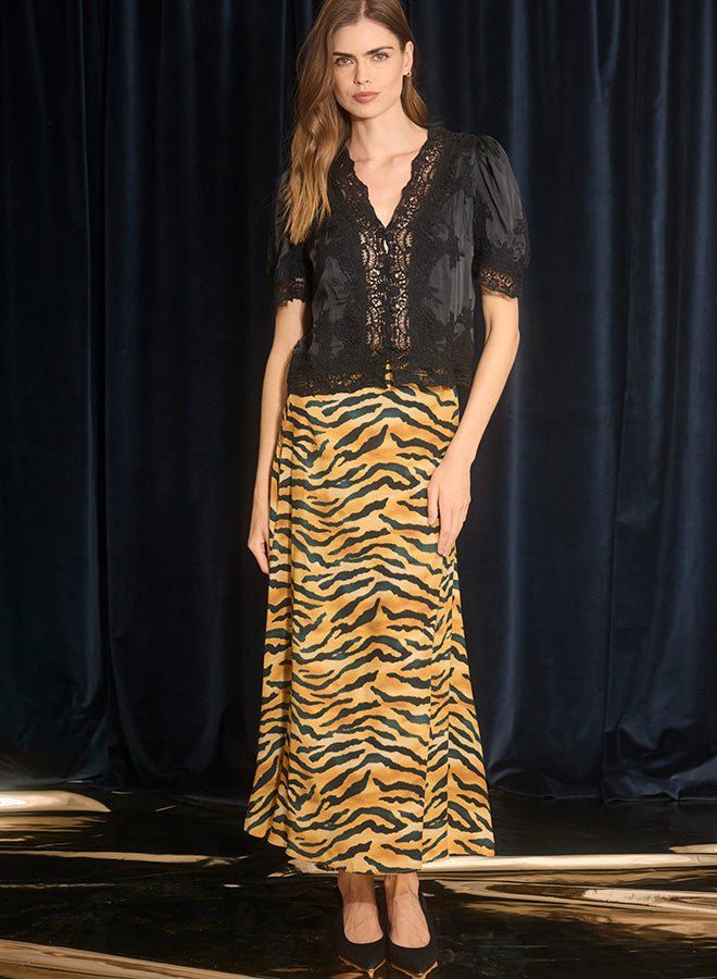 Hunter Bell Suki Skirt in Tiger