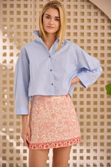Hunter Bell Vivian Skirt in Rosewater Floral