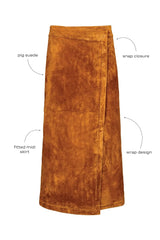 Hunter Bell Winona Skirt in Nutmeg