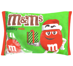 Iscream Holiday Red M&M Packaging Plush