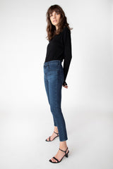 J Brand Alana High Rise Denim in Ego