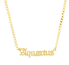 Jen Hansen Aquarius Zodiac Necklace
