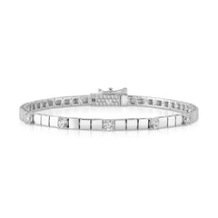 Jen Hansen CZ Harmony Square Link Bracelet