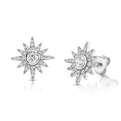 Jen Hansen Nova Stud Earrings in Silver