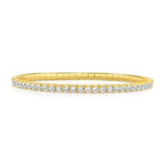 Jen Hansen Stretch Tennis Bracelet in Gold