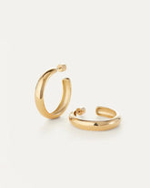 Jenny Bird Staple Large Hoop in Gold