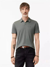 John Varvatos Hague Polo in Flat Grey