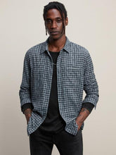 John Varvatos Neil LS Reversible Sport Shirt in Navy
