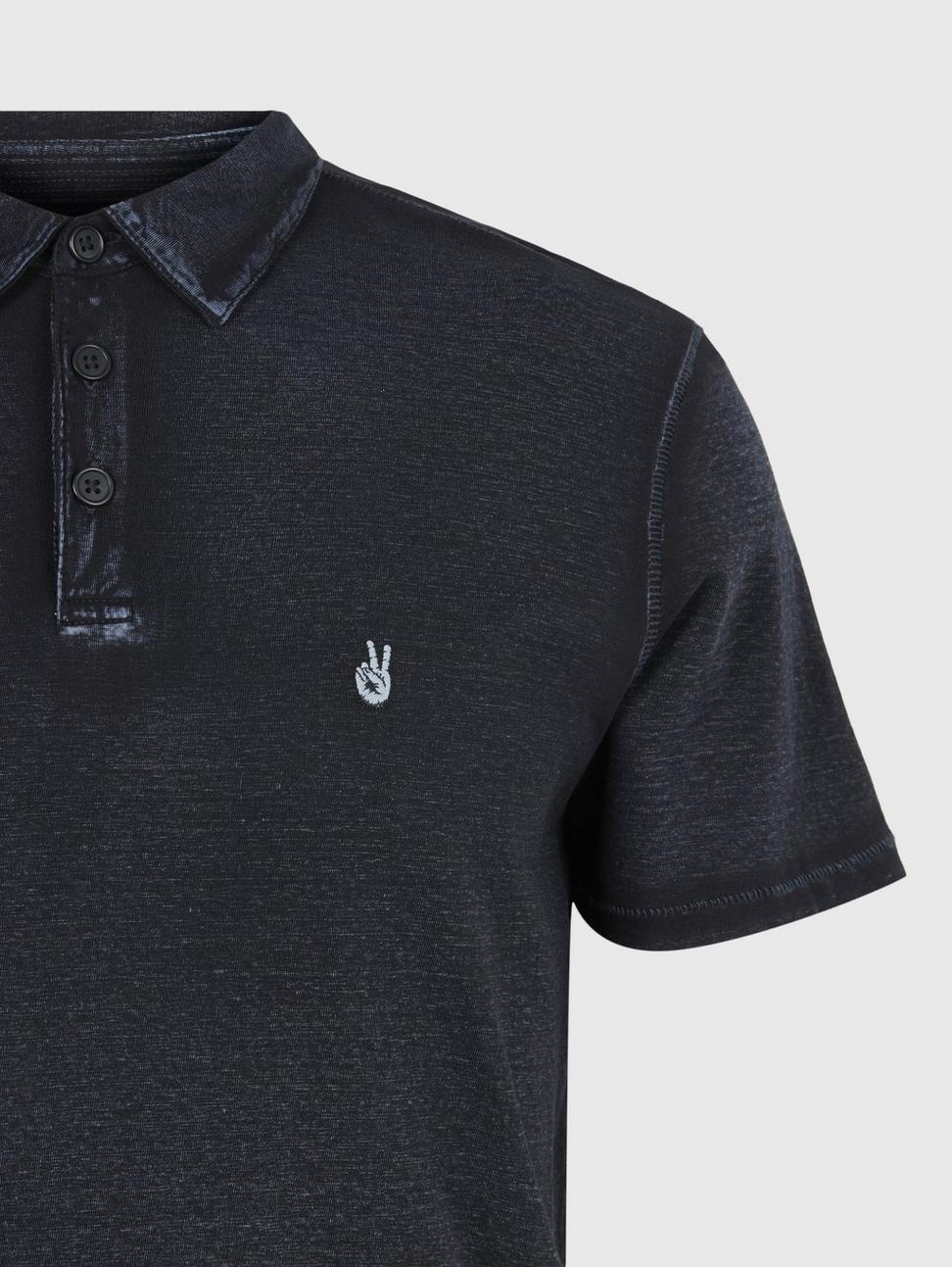 John Varvatos Soft Collar Peace Polo