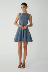 JS71 Randall Dress in Medium Wash