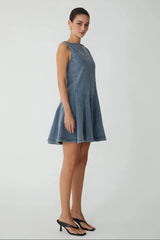 JS71 Randall Dress in Medium Wash