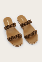 Kaanas Siki Sandal in Caramel