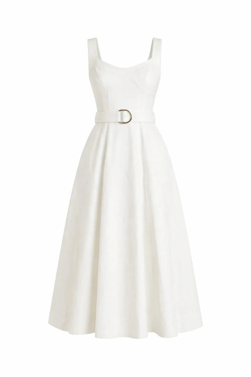 Karina Grimaldi Noa Denim Dress in White