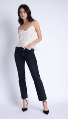 Karina Grimaldi Thea Embroidered Top in Ivory