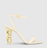 Kat Maconie Riri Sandals in Coconut Cream