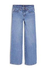 Katie J Junior Chicago Low Rise Jeans in Light Wash