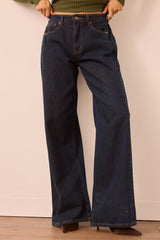 Monroe Vintage Denim Jeans - Denim Blue