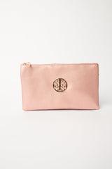 Detailed Zip Up Purse With Detachable Strap