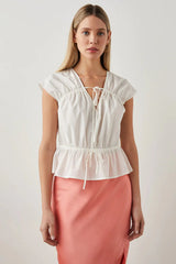 FINAL SALE Rails Savi Top in White