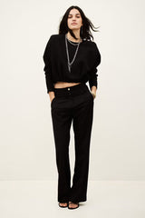 ba&sh Branny Top in Noir