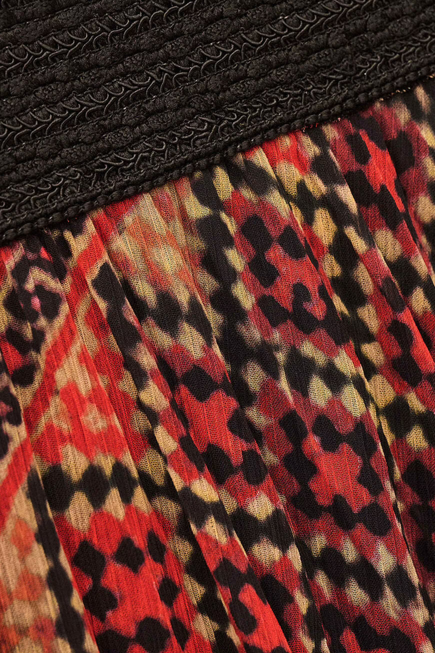 ba&sh Olgia Skirt in Rouge