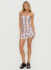 Arlena Ruched Skort Multi