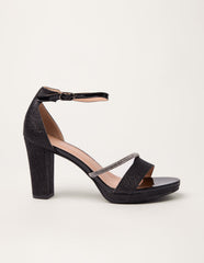Glitter Diamante Heels