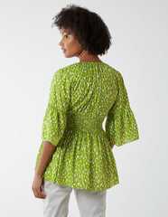 Shirred Bust Top