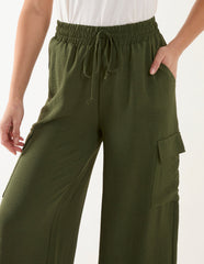 Wide Leg Combat Trousers