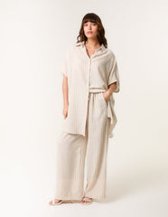 Oversized Pinstripe Shirt