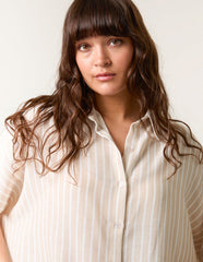 Oversized Pinstripe Shirt