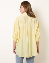 Scarf Viscose Crinkle Shirt