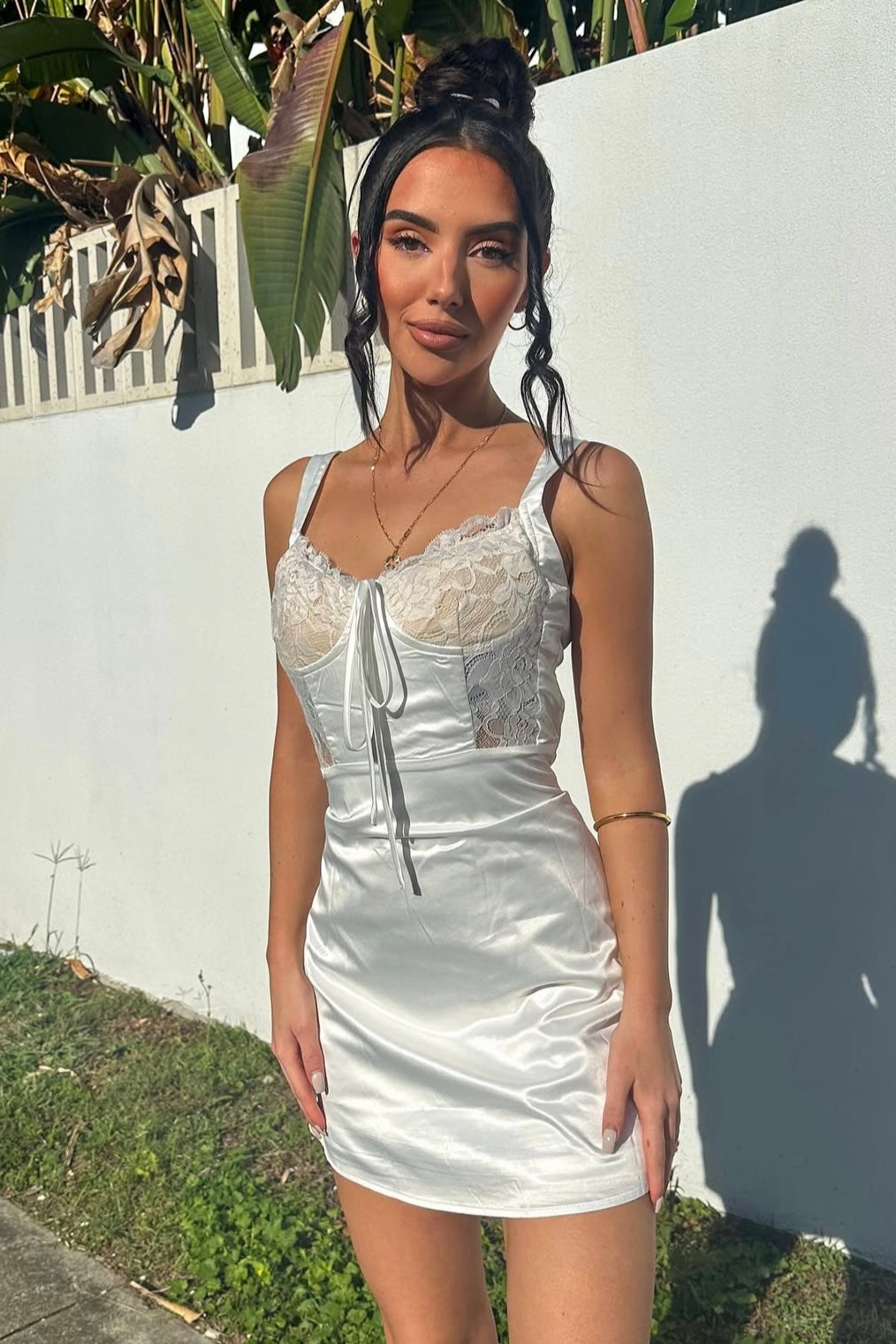 Palmer Mini Dress - White