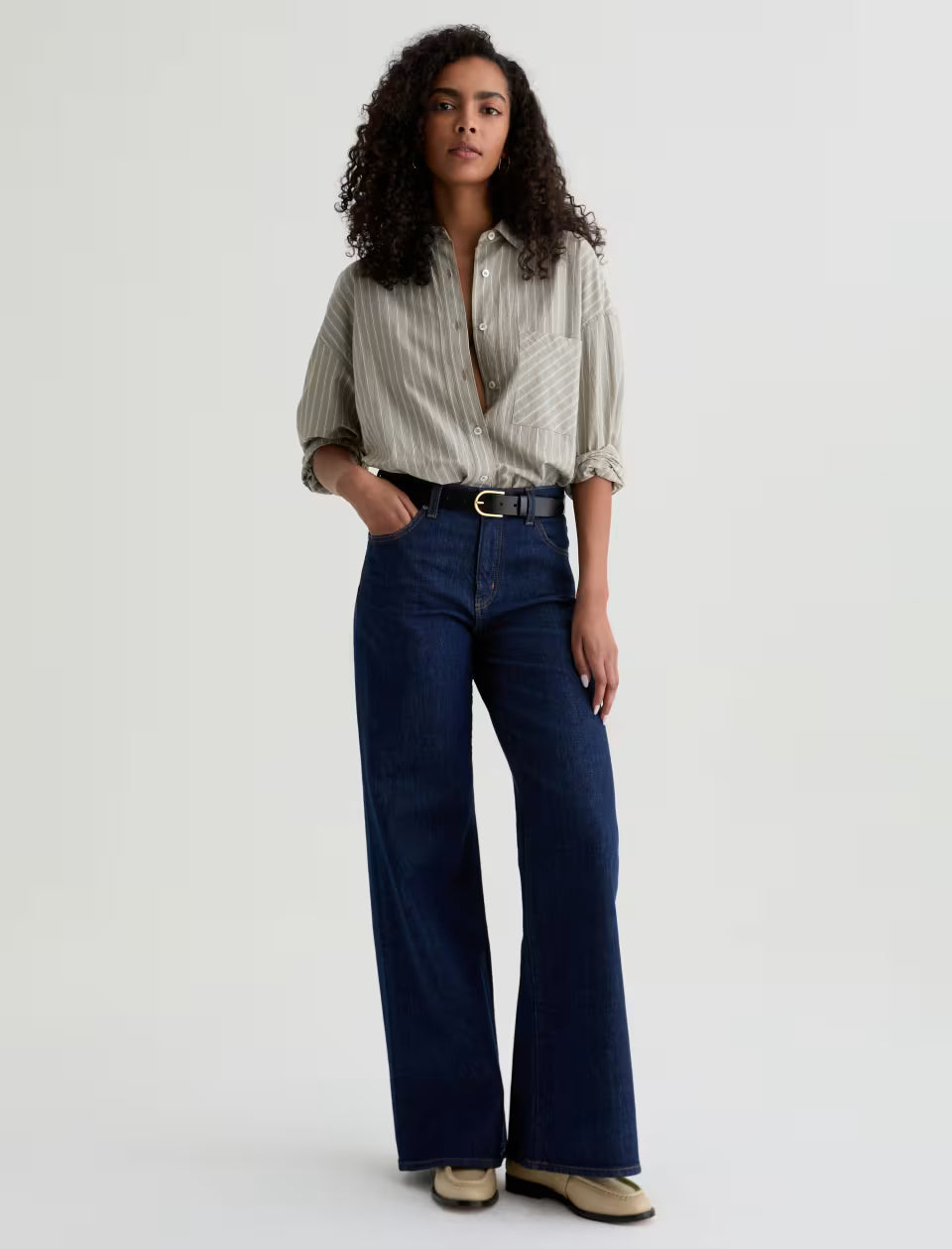 AG Saige Wide Leg in Symmetry