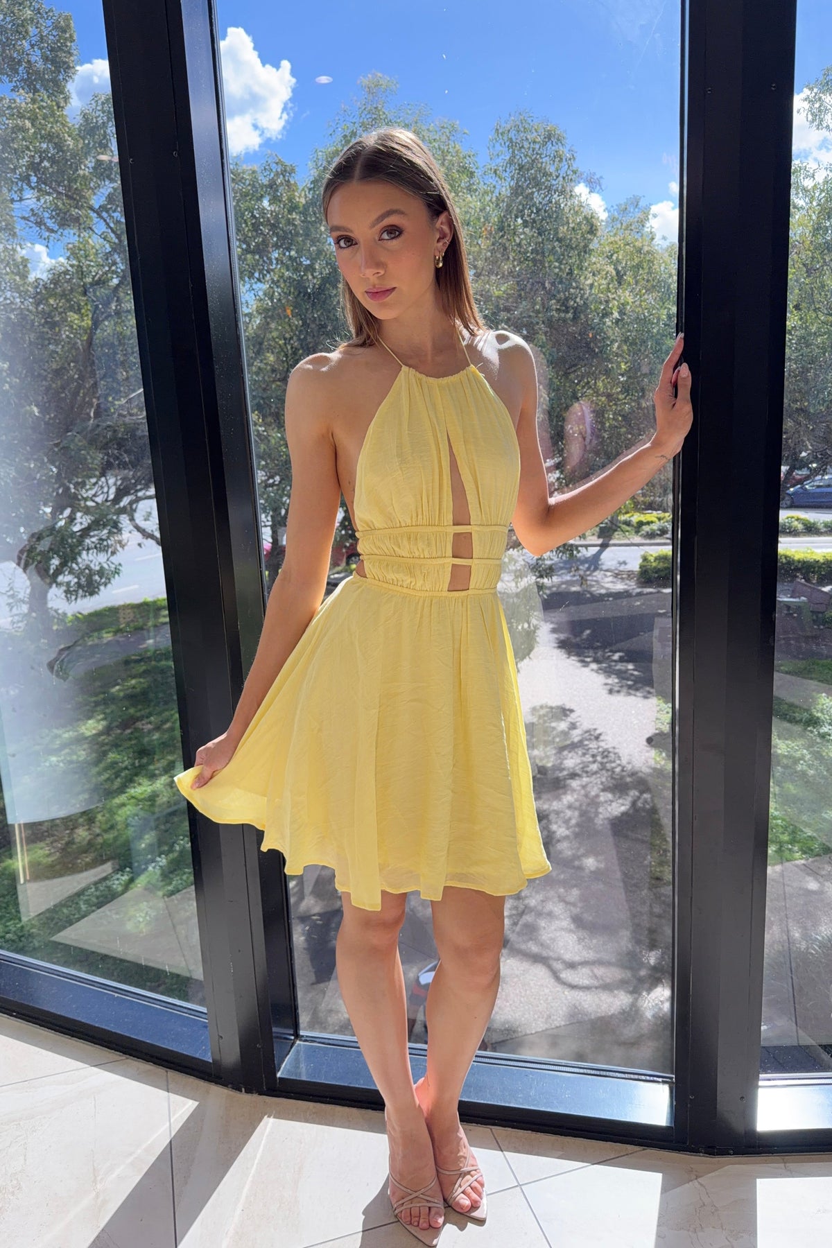 Cherish Mini Dress - Yellow