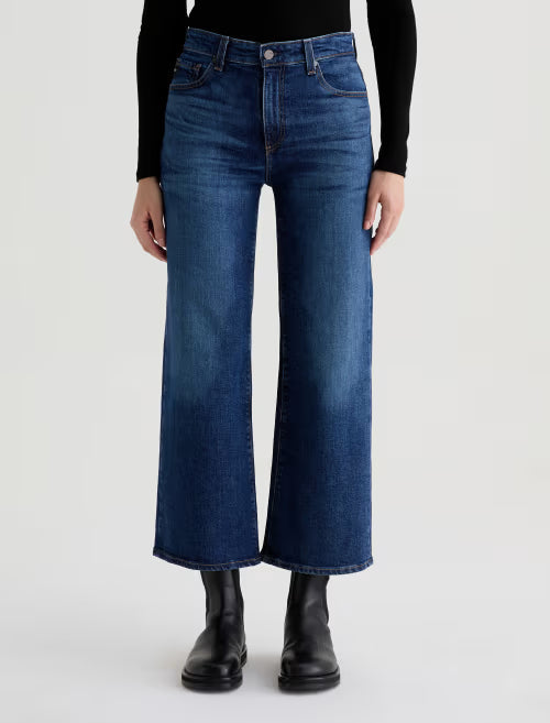 AG Saige Wide Leg Crop in Veiled