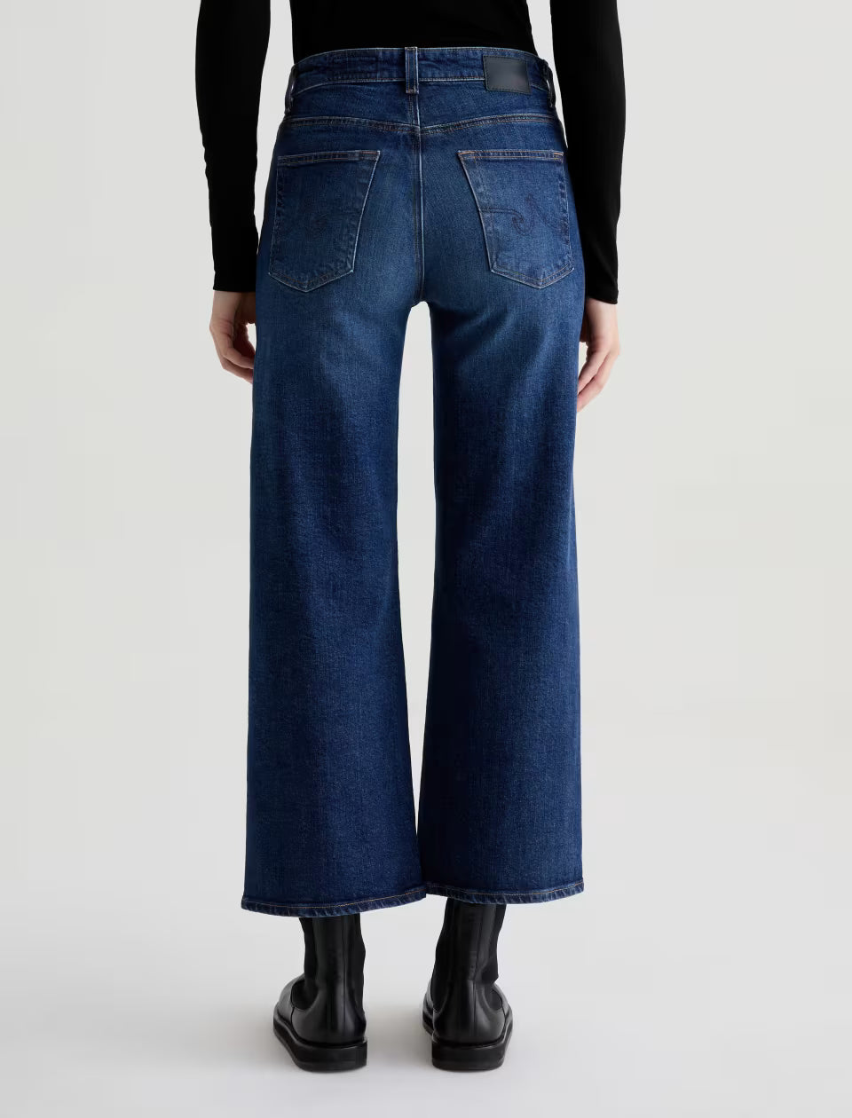 AG Saige Wide Leg Crop in Veiled