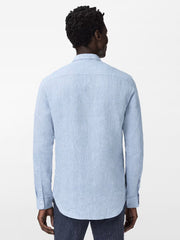 John Varvatos Bucks Shirt in Light Blue Heather