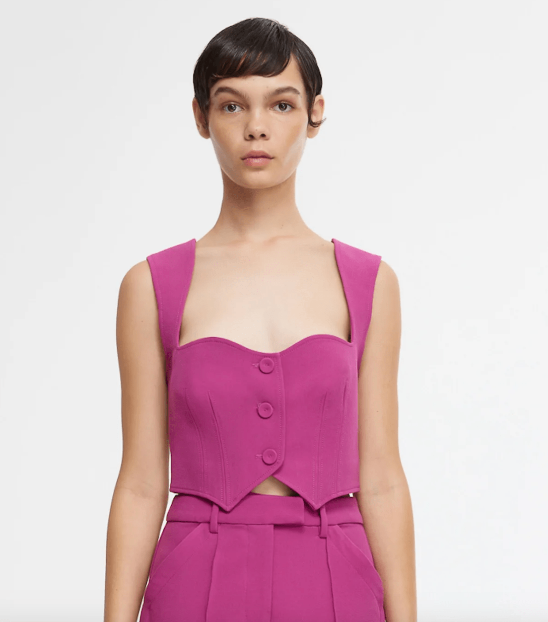 Acler Barcroft Top in Plum