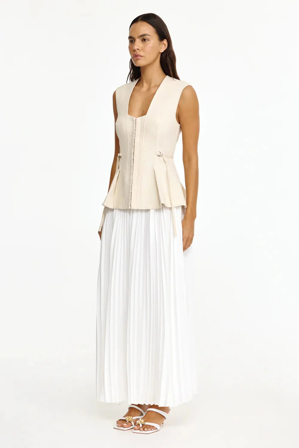 Acler Delny Dress in Pebble