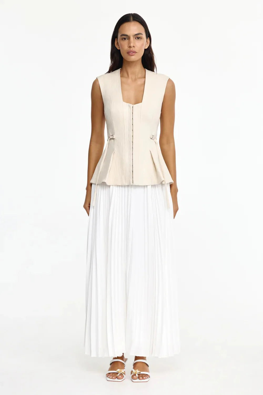 Acler Delny Dress in Pebble